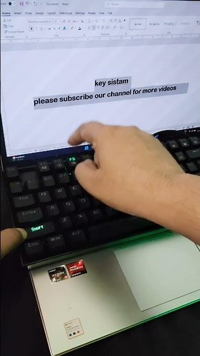 Capital & Small Letter Tricks in Word | #computer #asmr #tricks #word #typing