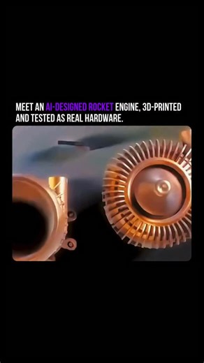 Relya AI on Instagram: "Meet an AI-designed rocket engine, 3D-printed and tested as real hardware. This beast was fully optimized by AI algorithms — nozzle shape, cooling channels, combustion chamber geometry — all generated without human sketches. Then 3D-printed in a single piece using advanced metal additive manufacturing. It fired hot, held pressure, and delivered thrust in real tests — proving AI can now go from code to working rocket engine faster than traditional teams. No more months of 