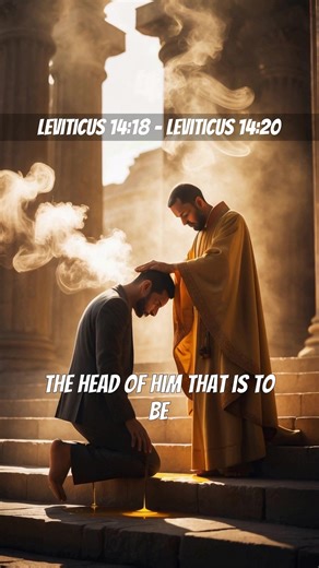 📖 Today's Verses: Leviticus 14:18 – Leviticus 14:20 ✝️ Welcome to Daily Bible Passages! We post 3 short Bible videos daily, featuring 3–5 verses each. Leviticus 14:18 And the remnant of the oil that is in the priest’s hand he shall pour upon the head Leviticus 14:18 of him that is to be cleansed: and the priest shall make an atonement for him before the Lord. Leviticus 14:19 And the priest shall offer the sin offering, and make an atonement for him that is to be cleansed from his uncleanness; a