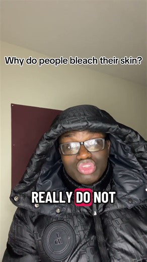 Bleaching skin ruins your skin