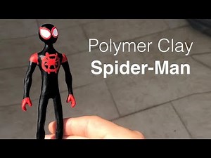 SPIDERMAN Into the Spiderverse Miles Morales - Polymer Clay Tutorial