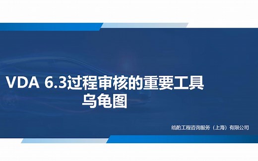 VDA6.3过程审核实战培训