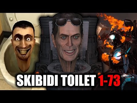 g-toilet REACTS to - skibidi toilet 1-73 | FULL VIDEO