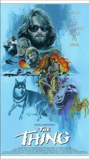 The Thing (1982) John Carpenters masterpiece captured in iconic poster art. #TheThing #JohnCarpenter
