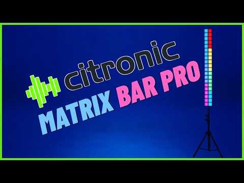 Citronic Matrix Bar Pro – Quick Demo & First Look