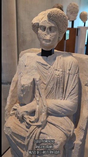Statue Féminine: Ancient Rome: Musée de l'Arles Antique (Arles, France) #Ancient #History #Sculpture