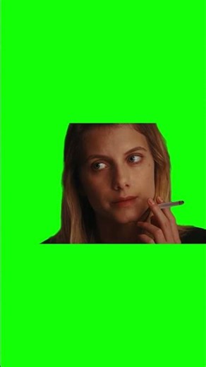 Christoph Waltz starting at Woman meme - Green Screen - Inglourious Basterds