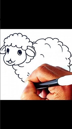 How to draw a Sheep easy step by step