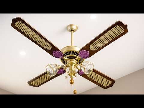 Ceiling Fan Vintage Design Elegant, Very Attractive!!!
