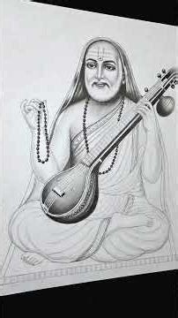 Raghavendra Swami Pencil Drawing (Work in Progress) #shorts