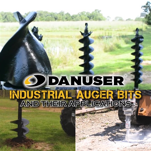 DANUSER AUGER BITS: Built for Every Job! From rocky terrain to tough clay, Danuser has an auger bit for every application. Discover the differences between our cutting-edge designs and find the perfect fit for your next project. Click to watch the full video for a detailed breakdown of each auger bit and see why professionals trust Danuser for durability and performance. | Fastline