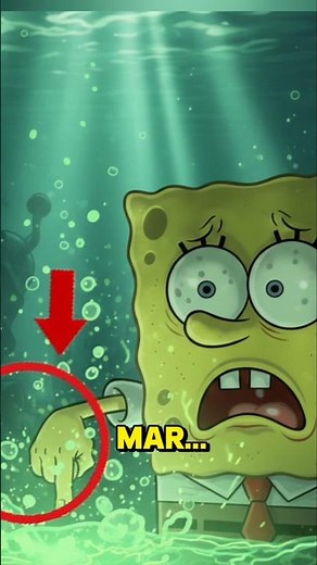WATER under the SEA the SAD story of SPONGEBOB