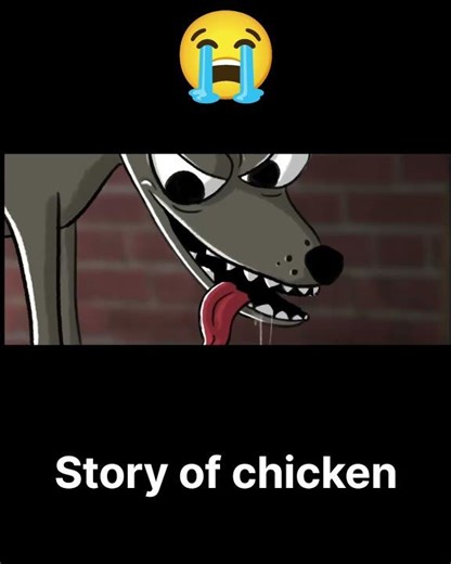 Sad story of chicken#cartoon
