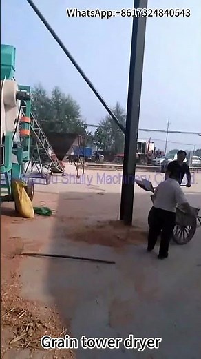 Grain Dryer in Action | Efficient Drying Solution for Farms