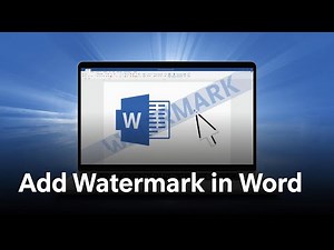 How to Add a Watermark in Word (Step-by-Step Tutorial)