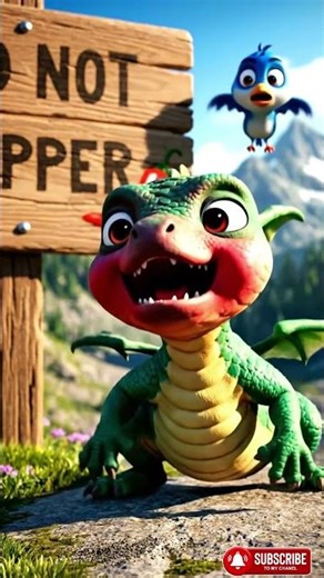 Cute Baby Dragon Sneezes Soap Bubbles 🫧😂 | Viral Cartoon