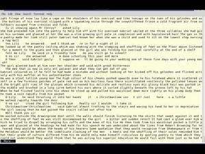 Mumps programming example: word dictionary & count program