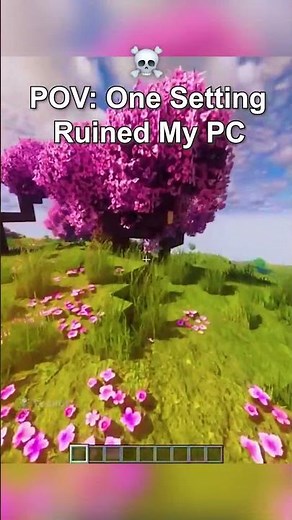 POV: Tried Installing a Realistic Graphics Mod in Minecraft 💀#minecraft #shortsvideo