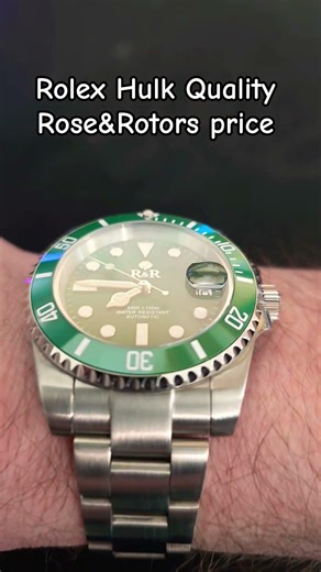 rolex Hulk seiko mod #Rose&Rotors #rolex #rolexhulk #seikomod #seiko #modwatch #watch