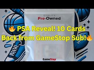 PSA Reveal! 10 Cards Back from GameStop — Big Grades & Bigger Hits!