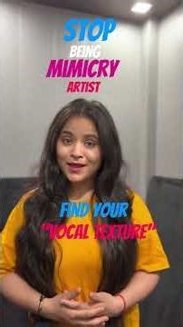 HOW TO FIND YOUR UNIQUE VOCAL TEXTURE? | SINGING TIPS #prakritikipathshala