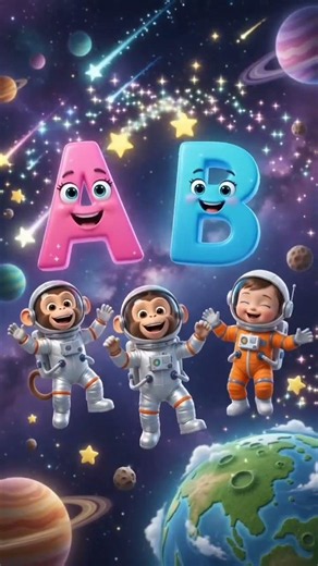 ABC Space Adventure for Kids | M, N, O, P, Q & R | Fun 3D Cartoon with Phonics | Play & Learn TV