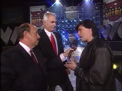 140K views · 2.8K reactions | President of Turner Sports Dr Harvey Schiller suspends Eric Bischoff. Nitro - March 3rd, 1997 | WCW Nation | Facebook