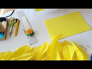 DIY 에바폼 해바라기 | 자이언트 플라워 | 꽃 좋아하면 만들어 보세요 | 이쁘고 쉽고 재밌고 시간도 잘가고 | 집안 분위기가 살아나요 | 너도나도 해바라기 |에바폼꽃