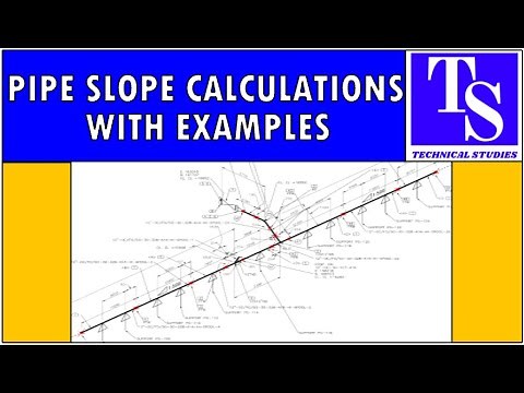 Pipe Slope Calculations. TUTORIAL