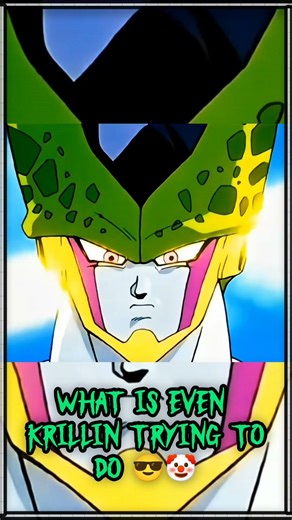 Krillin Attacks Perfect Cell 😱 No Damage!? | Cell Saga | #DragonBallZ