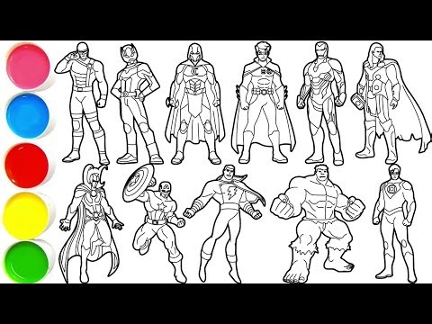 Draw Legendary Superheroes in Minutes - Cyclops, Ant-Man, Moon Knight, Robin, Green Lantern & others