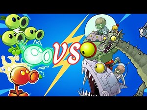 Plant vs Zombies 2 Fight with bosses gameplay