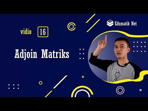 Adjoin Matriks 2x2 | Adjoin Matriks 3x3