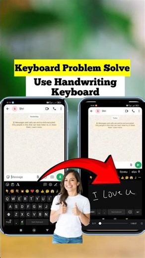 keyboard problem solve! use handwriting keyboard!#keyboard