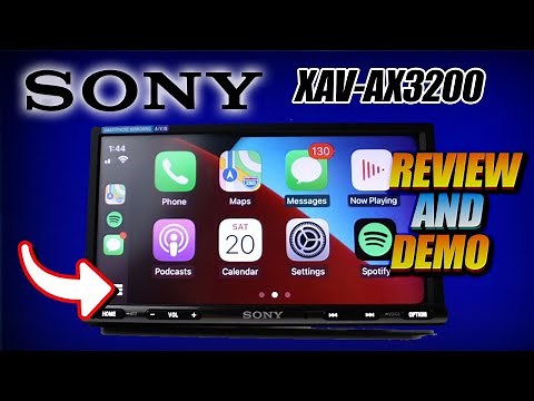 NEW!! SONY XAV-AX3200 Car Stereo Headunit Review & Demo