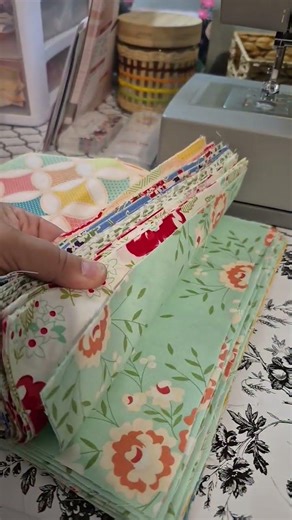 Fabric buckets are being made and they are so cute!!! #handmade #smallbusiness #sewing