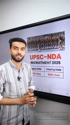 Well Academy Official on Instagram: "📌UPSC NDA 2025 EXAM SYLLABUS 🔥🔥📝💯💯 ➡️ Apply Date: 10/12/2025 ➡️ End Date: 30/12/2025 ➡️ Eligibility: 12TH PASS ➡️ Age Limit: 20 - 24 Years ➡️ SELECTION PROCESS : 👉🏻 Stage 1 : Written Exam 👉🏻 Stage 2 : Interview ➡️ POST NAME: Various Posts ➡️ Apply Link: https://upsc.gov.in ➡️ To Enroll In DAILY DOSE Visit The Link👇👇 https://www.wellacademy.in/study/w61k ➡️ Follow Our Page For More Such Educational Content 💯💯📚✔️ . . . 📢 Stay informed—join our c