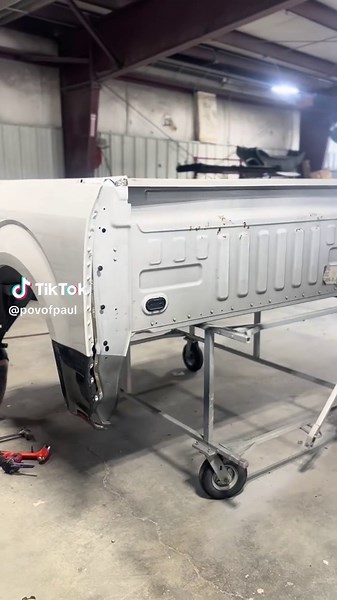 Aluminum Bodywork Repair for Ford F150 Bedside