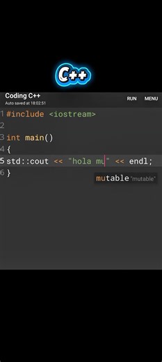 HOLA MUNDO- python vs c++