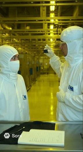 クビ確定の半導体工場員#半導体 #ai #sora2 #クリーンルーム #クビ