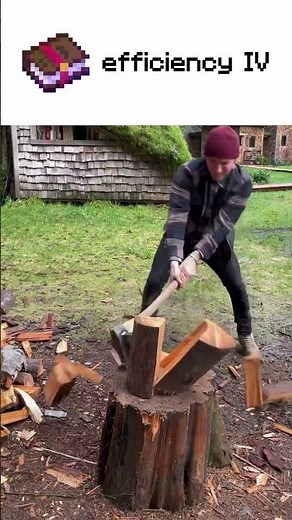 minecraft different efficiency