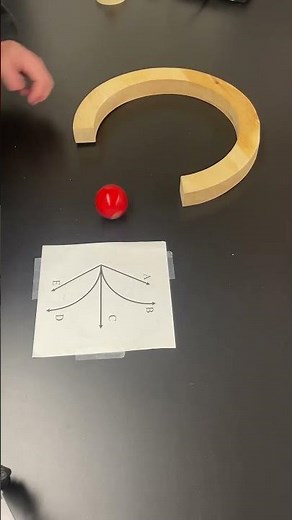 Centripetal or Centrifugal Force Demo #physics #science #generalphysics #education #shortvideo