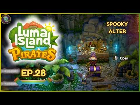 Completing the Spooky Pirate Alter in Luma Island