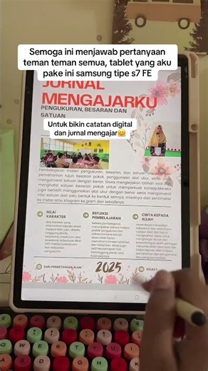 Samsung s7 fe cocok buat kamu yang suka bikin catatan digital karena sudah ada pen tablet