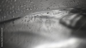 The sound of the dripping tap, in the everyday situation of a kitchen, the most astonishing noises are made, including that of the drops in a tap. No drop is the same, no drop sounds the same. Stock Video