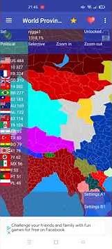 World Provinces WW2 map 1939 (made by me)