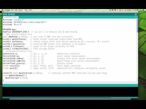 Arduino and Accelerometers - MPU6050, Install Libraries in Arduino