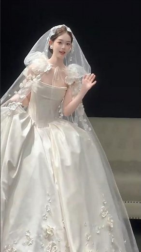 Magical Bridal Photoshoot | Elegant Princess Wedding Gown Look