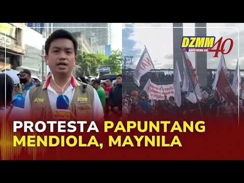 Labor Day protesters continue marching towards Mendiola, Maynila | DZMM Teleradyo (01 May 2026)