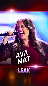 Ava Nat has complete control of the stage singing Gracie Abrams' “I Love You, I’m Sorry." The Voice | NBC and Peacock | The Voice